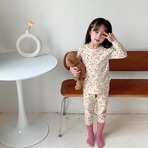 【清仓捡漏39元起】80-160码，A类男女童内衣套装，纯棉内衣套装，舒适透气，透气排汗，适合中大童穿着sh 商品图2