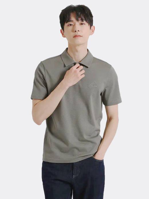 callisto绿色聚酯纤维混纺短袖T恤 SSTSS149C 商品图1