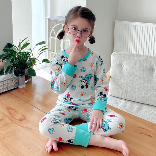 【清仓捡漏价69元2套】23儿童秋衣秋裤套装，纯棉面料，透气舒适，保暖防寒。男女通用，适合春秋冬三季穿着。无骨家居服设计，舒适自由。宝宝棉毛衫，柔软亲肤，呵护宝贝健康成长。sh 商品图10