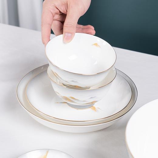 德铂Debo 金山银山陶瓷碗筷套装 (厨房用具) DEP-779 商品图3