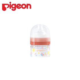 贝亲自然实感Ⅲ宽口径彩绘玻璃奶瓶80ml（SS号奶嘴）-雪人