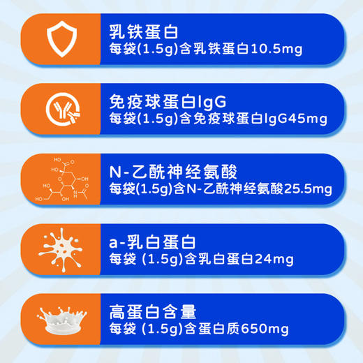 【2送1】奇鹤-奇儿免乳铁蛋白调制乳粉60条 商品图3