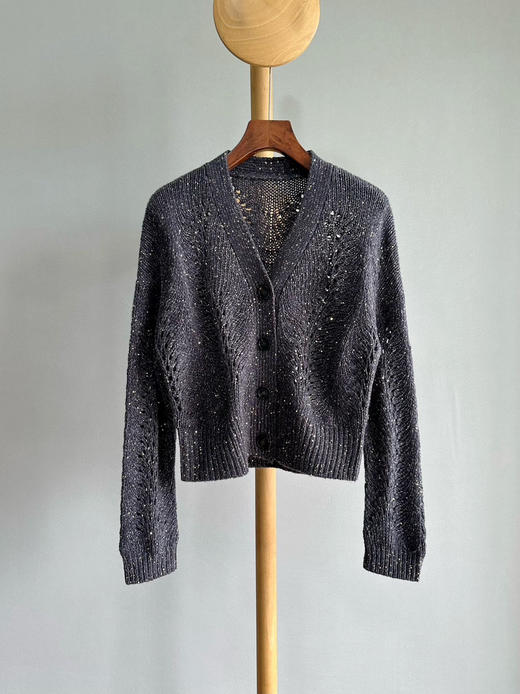 亮片针织开衫。自己备注号码颜色 商品图2