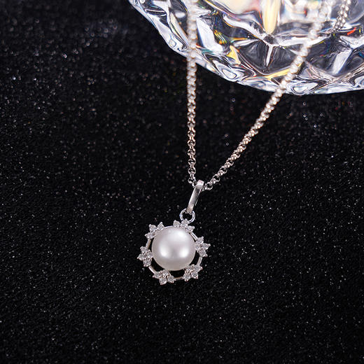 子佩集S925银珍珠吊坠【PM1398-XF】(不含链)2308 商品图3