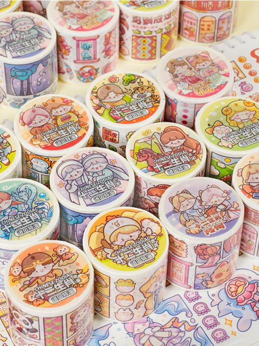 TIPETOYS 十二生肖豆芽酱和纸胶带 商品图4