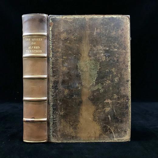1882年 丁尼生诗集 1幅肖像插图 全真皮精装32开 商品图0
