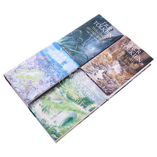 【中商原版】指环王4册套装 Alan Lee插图版 英文原版 The Hobbit The Lord of the Rings Boxed Set JRR Tolkien 商品图2