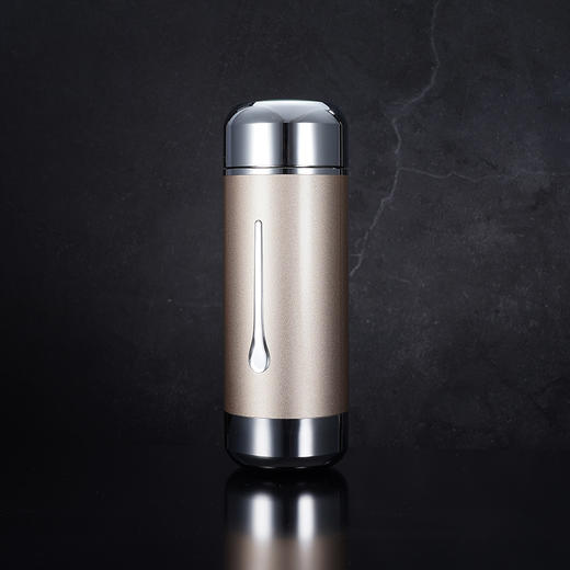 子佩集S999银【水滴穿石】杯摆件【HQX001】纯银内胆-香槟泡茶杯2308 商品图0