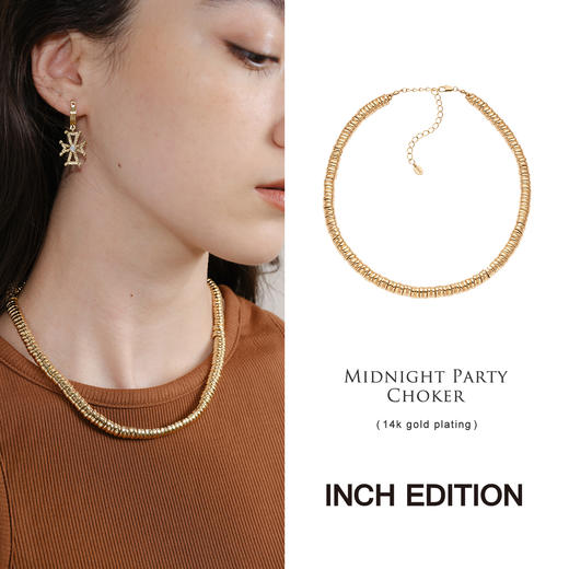 INBB0301 午夜派对-复古绳索蛇骨项圈项链｜ INCH EDITION暮光之城系列 商品图1