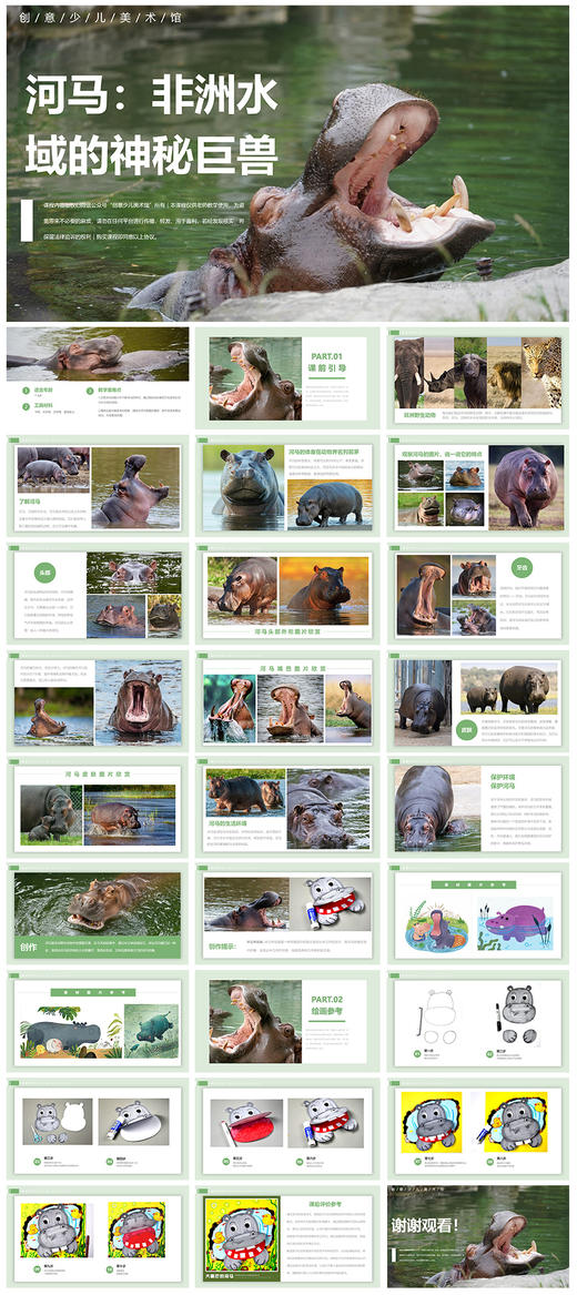 《河马非洲水域的神秘巨兽》低幼/自动发货：下单后，点击手机短信中收到的链接，即可获取文件下载的链接；如有任何问题，可添加客服微信hm33268获得帮助。 商品图1