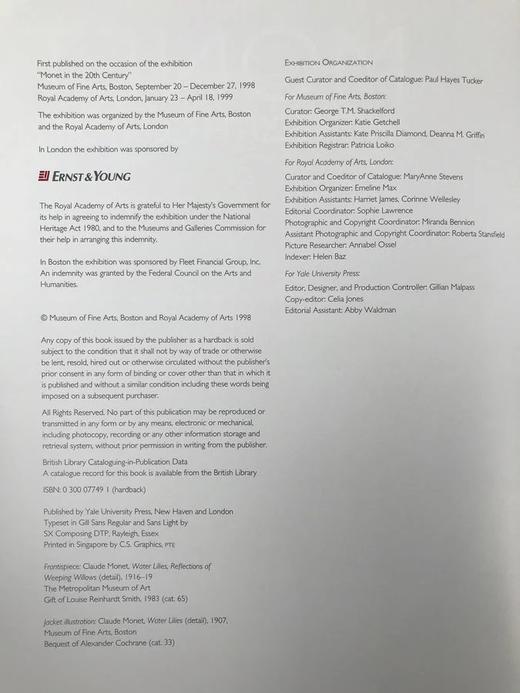 莫奈二十世纪画集 92幅彩色插图 部分为拉页可展开插图 平装大16开 商品图4