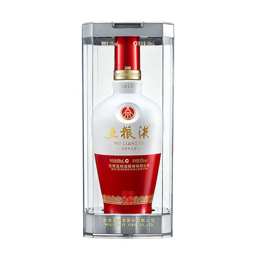 【整箱购】五粮液1618新版 白酒 500ml*6 商品图1