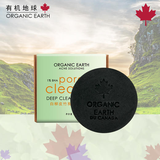 有机地球白柳皮竹炭深层洁肤皂75g【品牌直发】 A-298（效期27-7） 商品图1