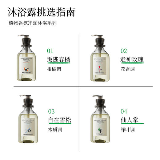 摇滚动物园香氛沐浴露360g  持久留香保湿滋润香水沐浴乳液 商品图1