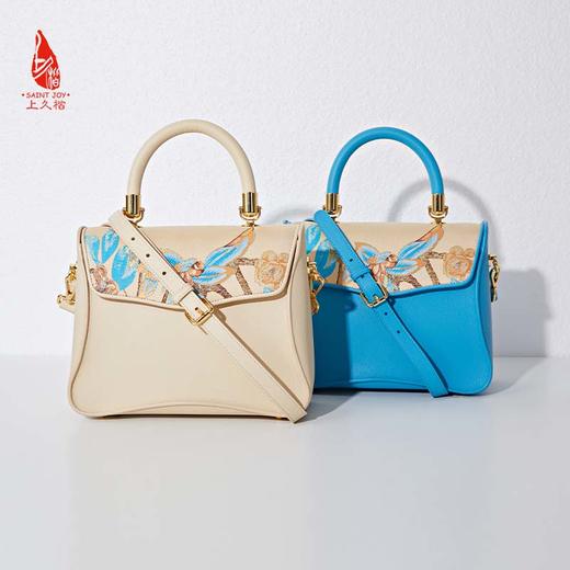 SAINTJOY/上久楷 宋锦女式拎包  锦织玉叶 BWS23A0101 商品图2