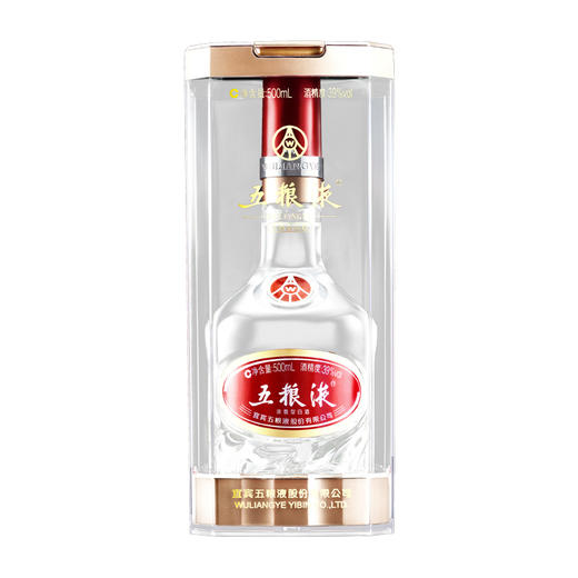 【整箱购】39度五粮液新版 白酒 500ml*6 商品图1