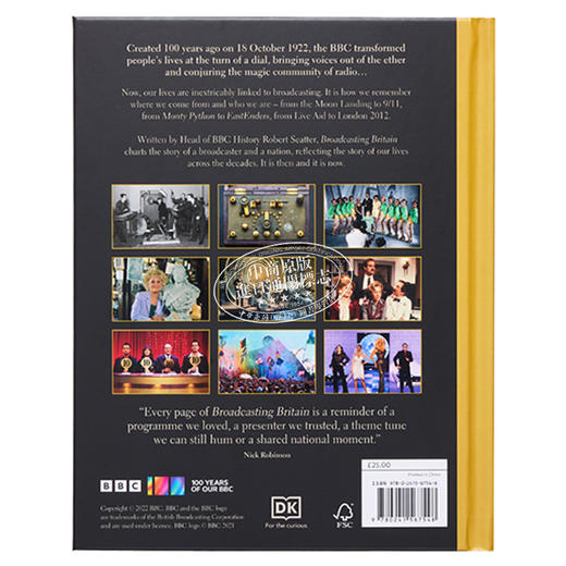预售 【中商原版】英国广播百科 英文原版 Broadcasting Britain Robert Seatter 商品图1