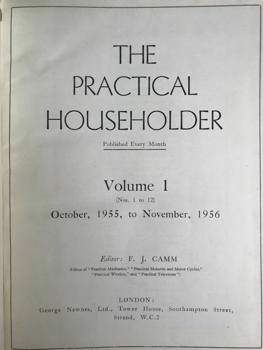 1955年10月-1956年11月 实用家居杂志 数百幅插图 精装16开 商品图2