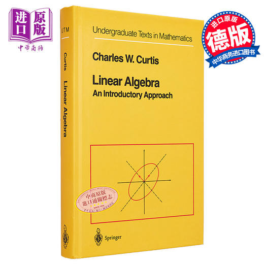 【中商原版】线性代数 第4版 Linear AlgebraAn Introductory Approach 英文原版 Charles WCurtis 商品图0