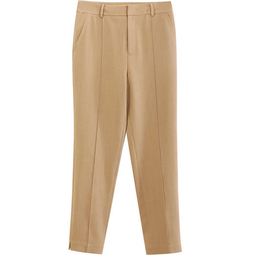 玳莎OL职业九分锥形裤女2023年秋季新款纯色垂感显瘦高级感西装裤  DC36303 商品图4