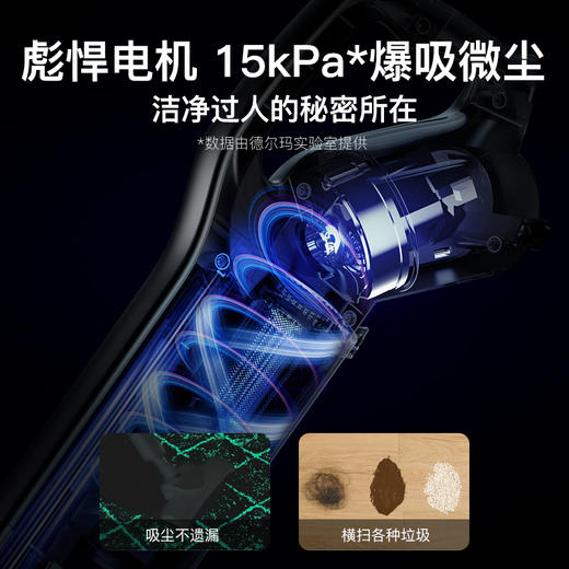 德尔玛吸尘器家用大吸力手持除螨仪猫毛小型非静音强力车载大功率 DX700  商品图4