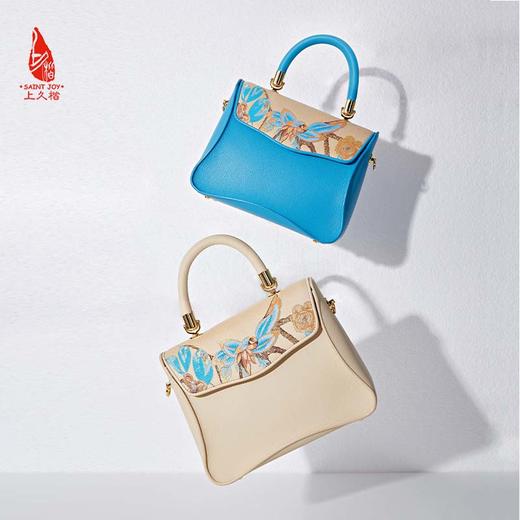 SAINTJOY/上久楷 宋锦女式拎包  锦织玉叶 BWS23A0101 商品图1