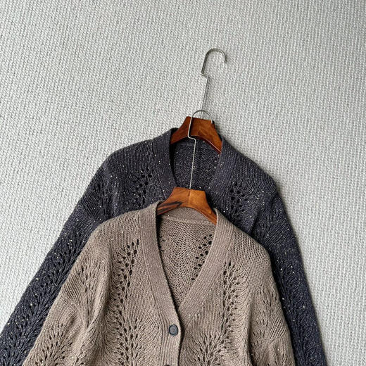 亮片针织开衫。自己备注号码颜色 商品图7