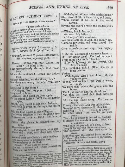 约19世纪后期 赫曼斯夫人诗集 8幅插图 漆布精装32开 商品图13