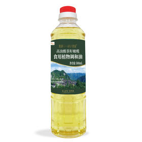 灵犀十八洞村橄榄菜籽油500ml 物理压榨茶籽油食用植物调和油