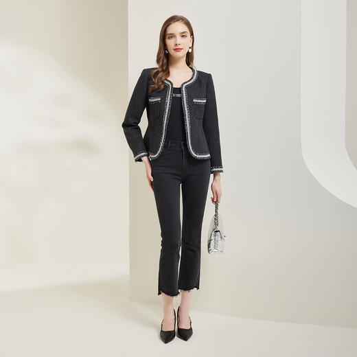 NG112斯尔丽瑟俪2023新款小香风百搭外套 商品图3