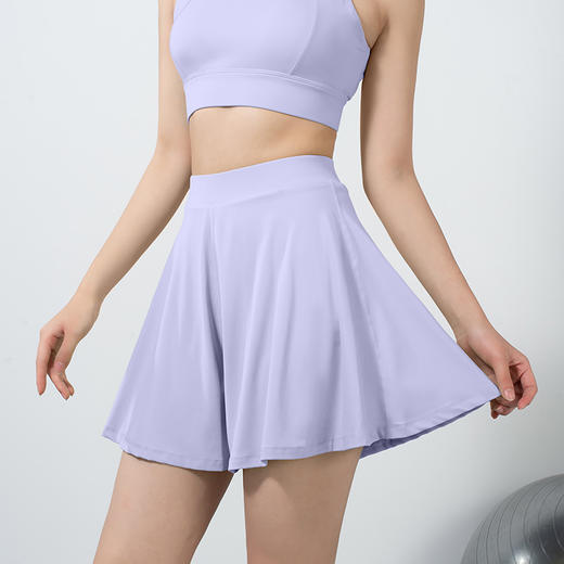 跃牌【化蝶双飞】系列新款跑步运动健身短裤女防走光网球裙裤速干高腰裸感瑜伽短裤TM0125 商品图0