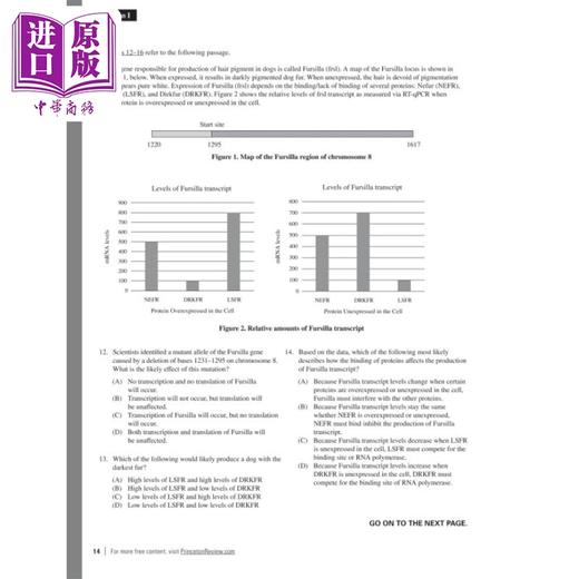 【中商原版】新版2024版普林斯顿 AP考试 生物学 3次练习测试完整内容复习策略与技巧Princeton Review AP Biology Prep, 26E 商品图4