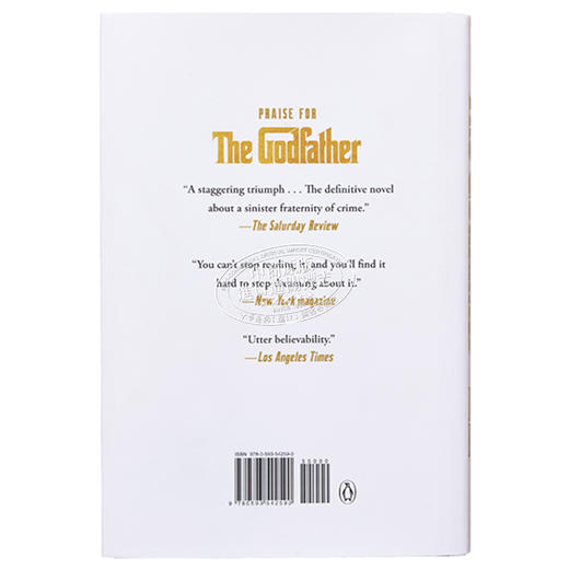 【中商原版】教父 豪华版 英文原版 The Godfather Deluxe Edition Mario Puzo 马里奥 普佐 影视 电影原著 商品图1