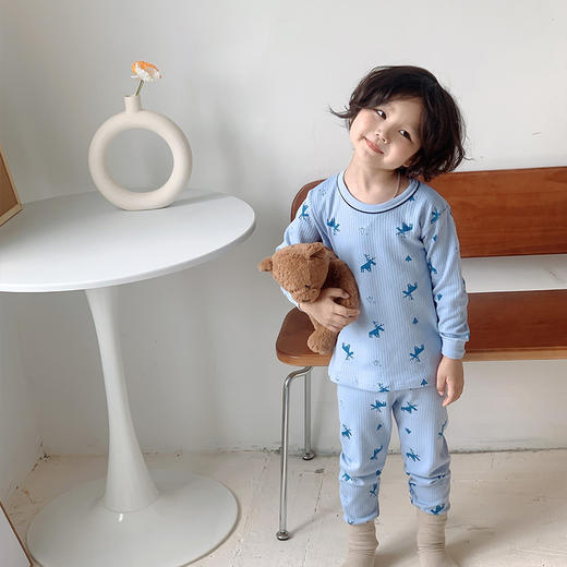 【清仓捡漏39元起】80-160码，A类男女童内衣套装，纯棉内衣套装，舒适透气，透气排汗，适合中大童穿着sh 商品图1