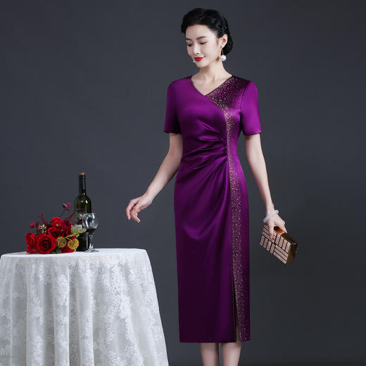 BLH-2306Z时尚夏装新款改良版旗袍裙 商品图2