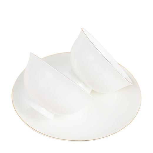 德铂Debo 铂布林根 (骨瓷套装)餐具套装陶瓷碟碗勺盘46件套 DEP-802 商品图2