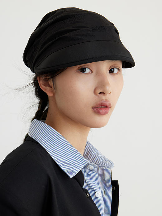 CryingCenter 杏黑短檐遮阳帽绑带调节轻便休闲帽 哭喊中心 商品图1