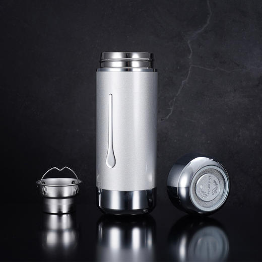 子佩集S999银【水滴穿石】杯摆件【HQX001】纯银内胆-银白泡茶杯2308 商品图2