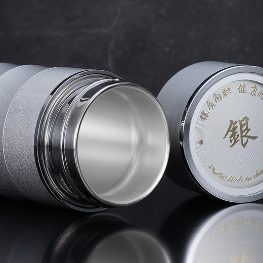 子佩集S999银竹节杯摆件【ZX007】纯银内胆泡茶杯2308 商品图2