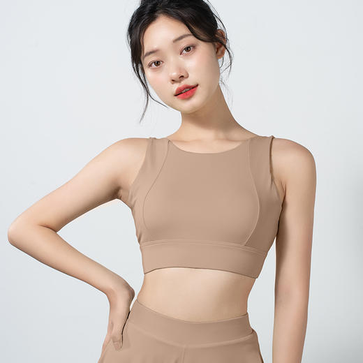 跃牌【化蝶双飞】系列裸感速干运动内衣女高强度防震背扣瑜伽文胸美背健身瑜伽服TM0126 商品图4