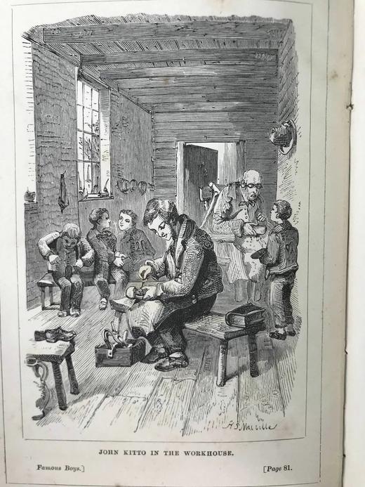 约19世纪后期 伟人故事集 约7幅插图 漆布精装32开 商品图7