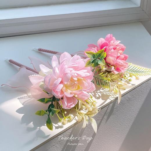 创意笔花笔教师节礼物 签字笔送老师礼品花束笔手工玫瑰花 商品图3