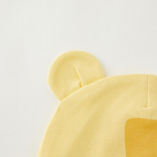 怡比森林漫步婴儿胎帽HY23AUP002黄白色调36*15cm 商品图4