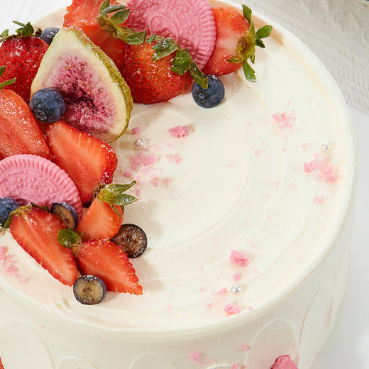 清凉夏日-草莓恋人冰淇淋蛋糕-约6寸【网红蛋糕】 商品图2