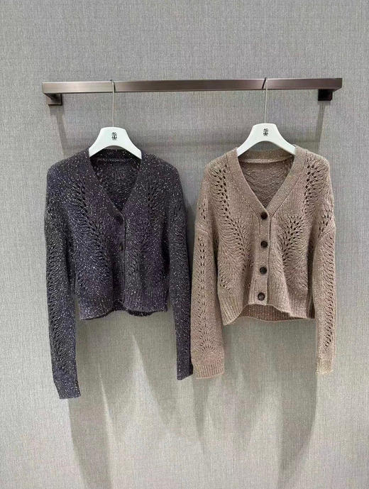 亮片针织开衫。自己备注号码颜色 商品图6