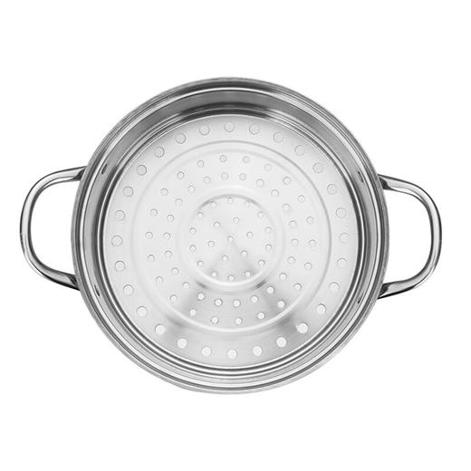 德铂Debo 希贝尔蒸锅 DEP-721 28cm 双层不锈钢多用蒸汤锅 商品图3