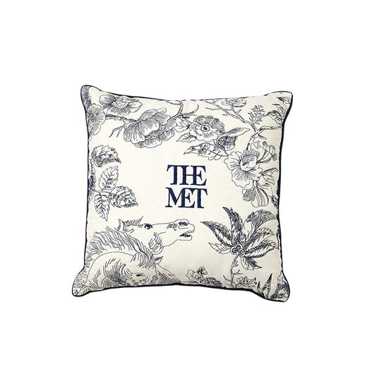 大都会艺术博物馆 东方梦境系列 欧式中国风花园秘境刺绣抱枕 商品图4
