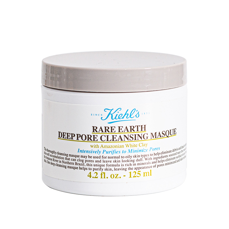春季焕新【全球购*买一送一+送限定礼盒】Kiehl'S科颜氏白泥面膜125ml*1+科颜氏高保湿面霜125ml+礼盒礼袋·现货速达