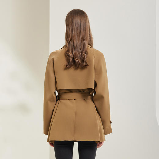 PE0A1斯尔丽瑟俪2023秋季新款一手长百搭实穿风衣 商品图1