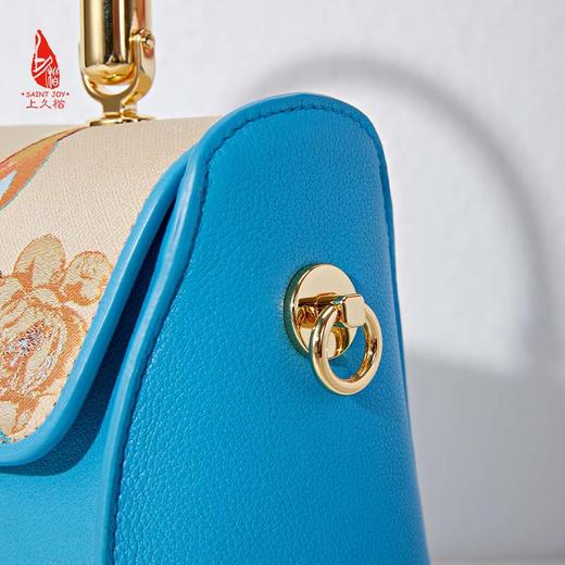SAINTJOY/上久楷 宋锦女式拎包  锦织玉叶 BWS23A0101 商品图8